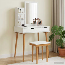 Toilettafel Set FAUSKE 4 pcs Wit 76 x 50 x 143 cm