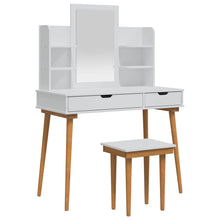 Toilettafel Set FAUSKE 5 st Wit 100 x 50 x 143 cm