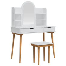 Toilettafel Set FAUSKE 5 pcs Wit 100 x 50 x 143 cm
