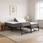 Elektrisch verstelbaar bedframe 150x200 cm staal zwart