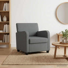 Fauteuil donkergrijs stof 70x79x78 cm