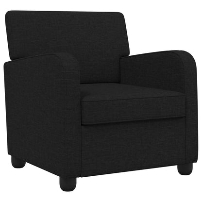 Fauteuil Zwart Stof