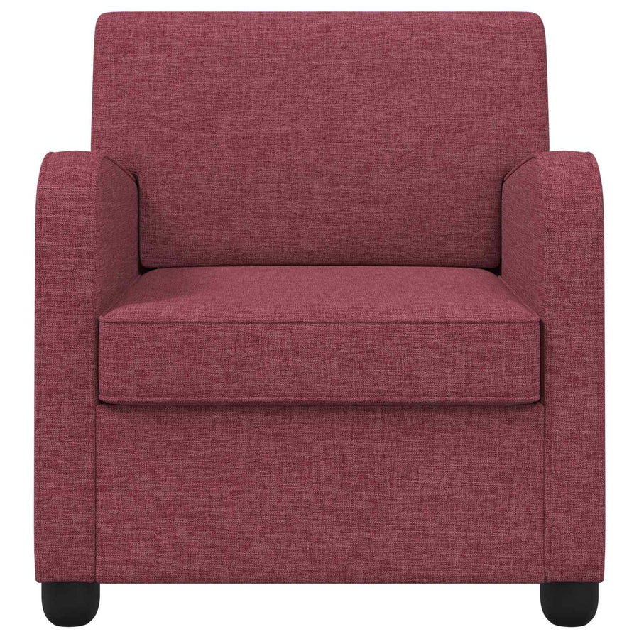 Fauteuil Wijnrood Stof