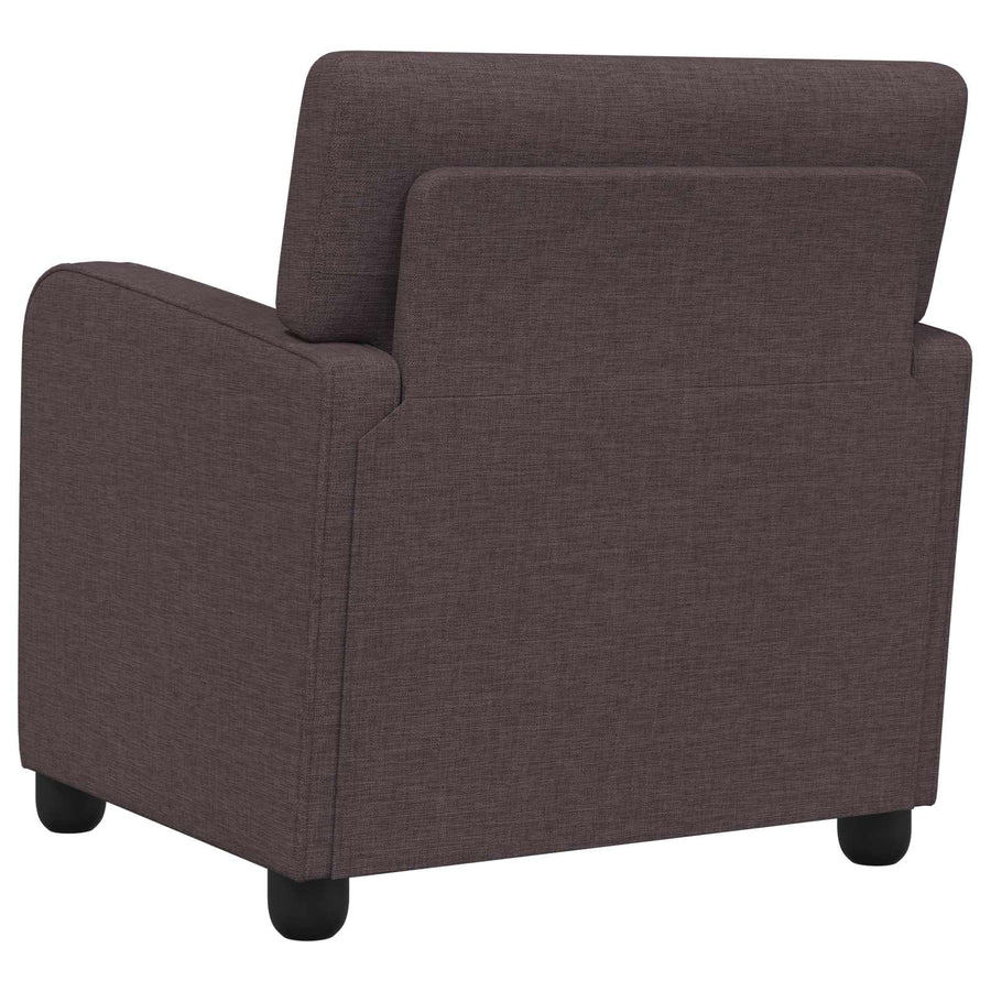 Fauteuil Donkerbruin Stof