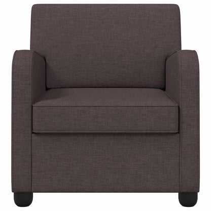 Fauteuil Donkerbruin Stof