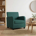 Fauteuil donkergroen stof 70x79x78 cm
