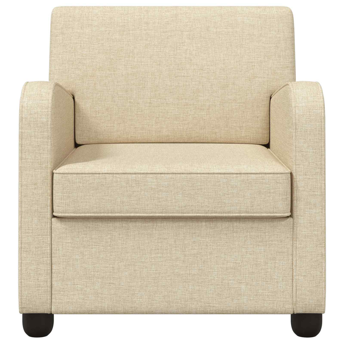 Fauteuil Crèmekleurig Stof