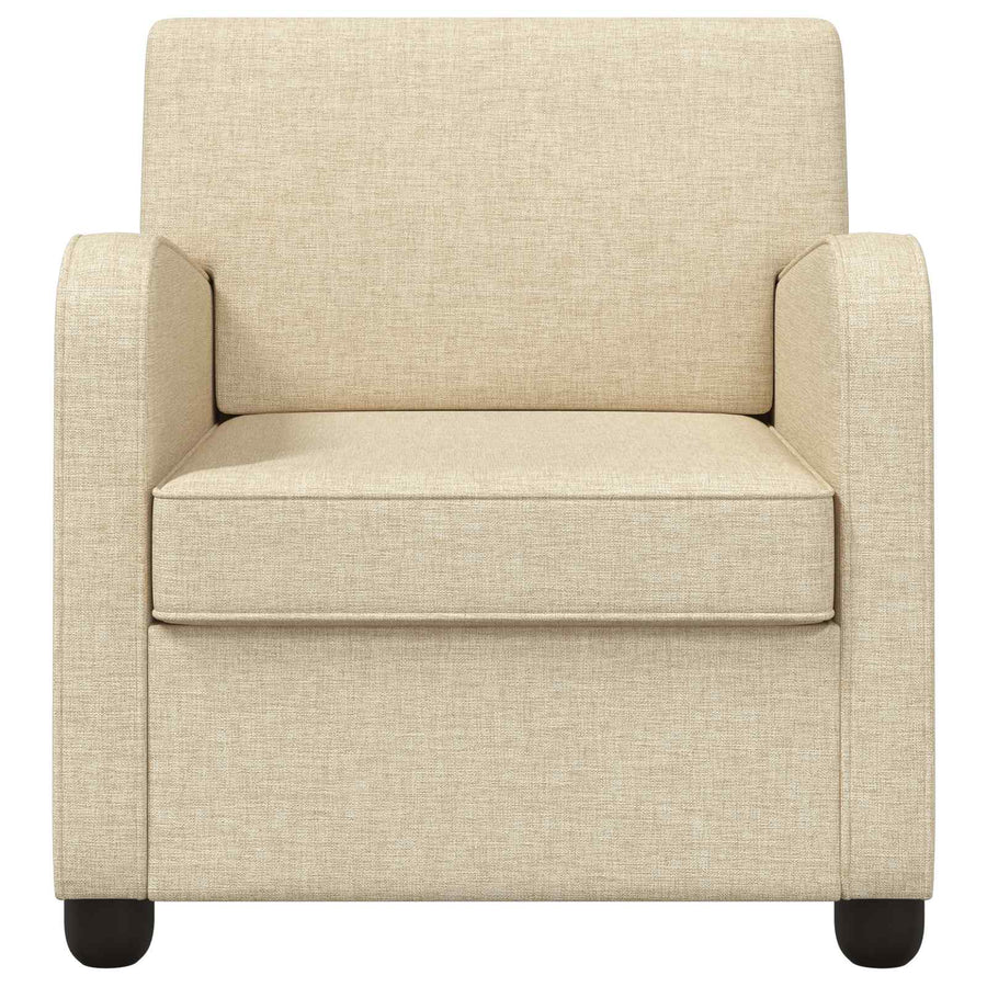 Fauteuil Crèmekleurig Stof