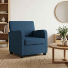 Fauteuil blauw 70x79x78 cm stof