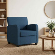 Fauteuil blauw 70x79x78 cm stof