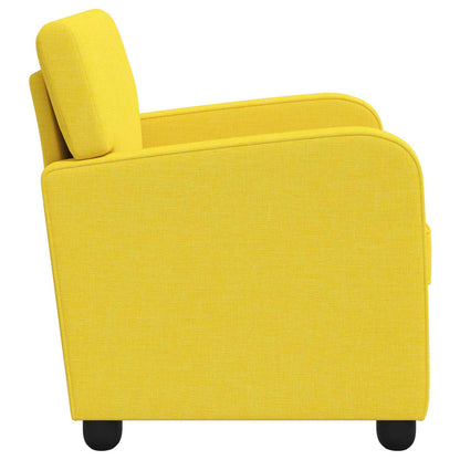 Fauteuil Lichtgeel Stof