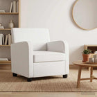 Fauteuil stof wit 70x79x78 cm