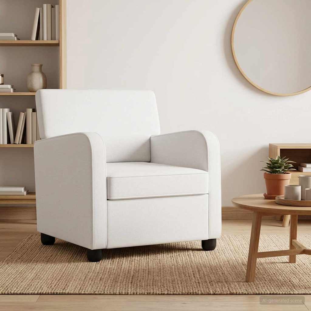 Fauteuil Wit Stof