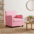 Fauteuil roze stof 70x79x78 cm