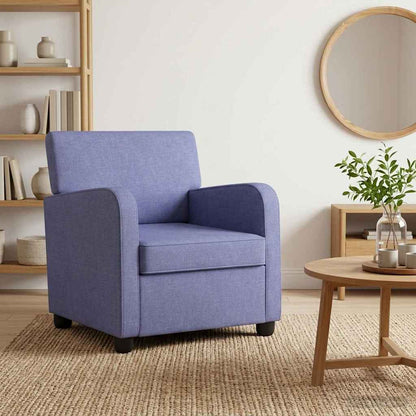 Fauteuil Jeans Blauw Stof