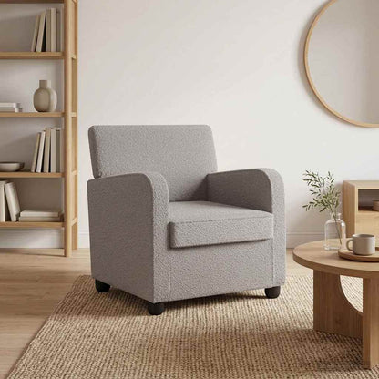 Fauteuil Lichtgrijs Kunstlamswol