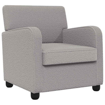 Fauteuil Lichtgrijs Kunstlamswol