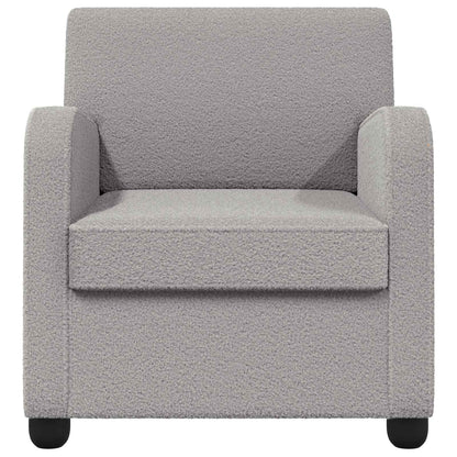 Fauteuil Lichtgrijs Kunstlamswol