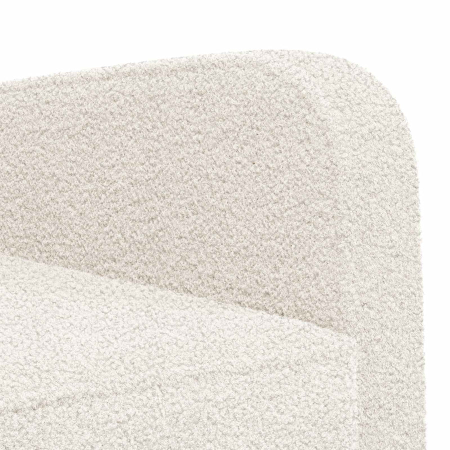 Fauteuil Crèmekleurig Kunstlamswol