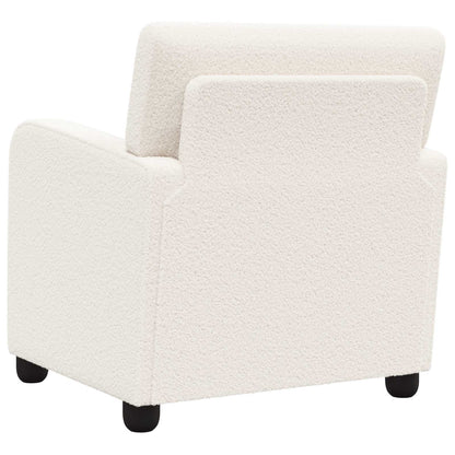 Fauteuil Crèmekleurig Kunstlamswol