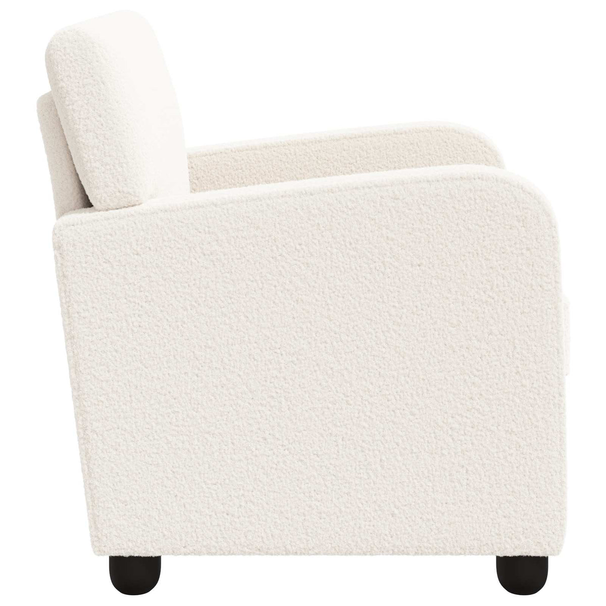 Fauteuil Crèmekleurig Kunstlamswol