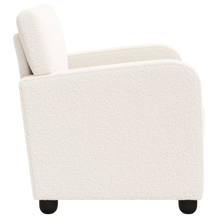Fauteuil Crèmekleurig Kunstlamswol