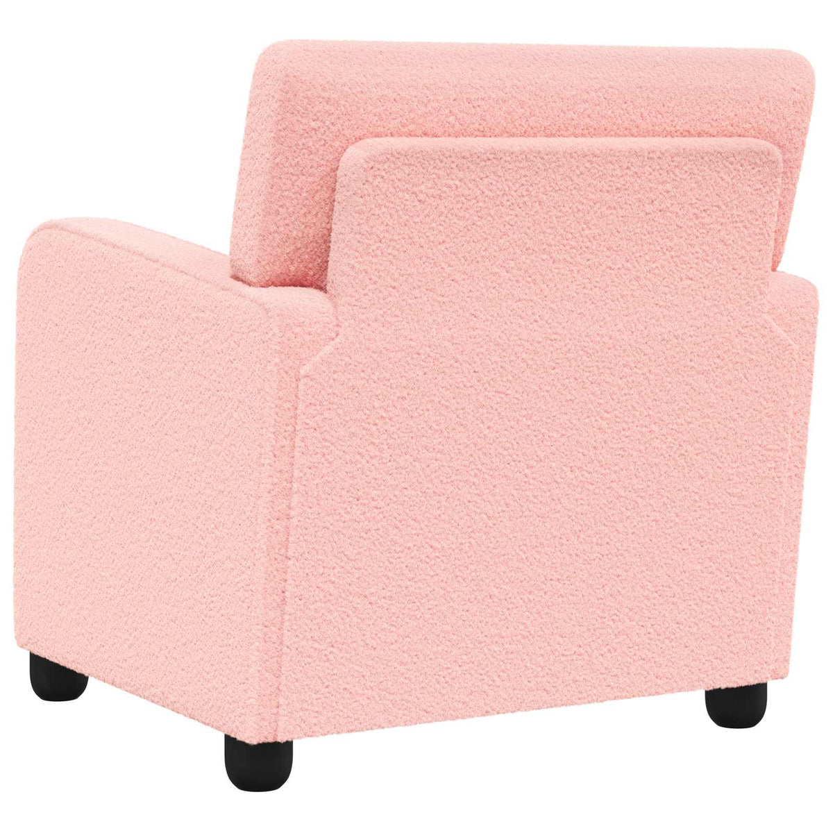 Fauteuil Roze Kunstlamswol