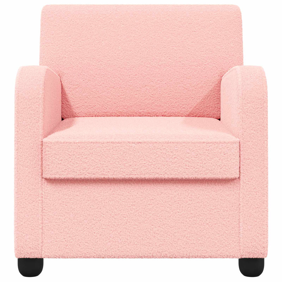 Fauteuil Roze Kunstlamswol