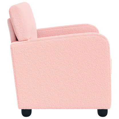 Fauteuil Roze Kunstlamswol