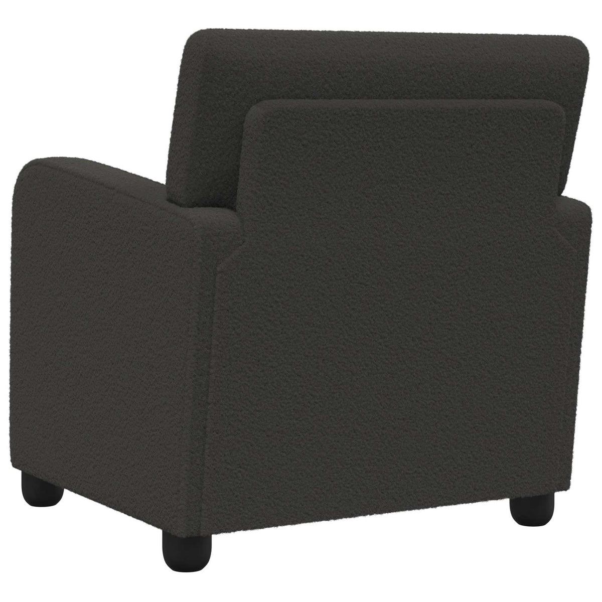 Fauteuil Zwart Kunstlamswol