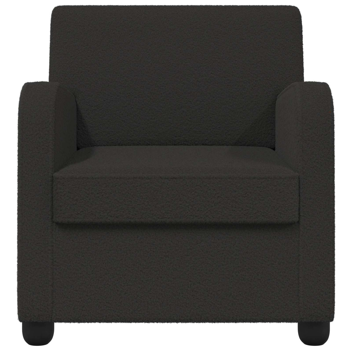 Fauteuil Zwart Kunstlamswol