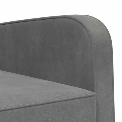 Fauteuil Donkergrijs fluweel