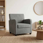 Fauteuil 70x79x78 cm donkergrijs fluweel