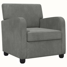 Fauteuil Donkergrijs fluweel