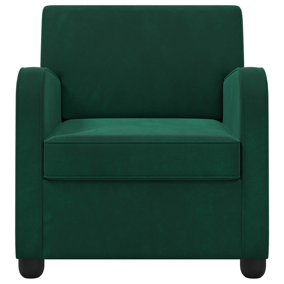 Fauteuil Donkergroen fluweel