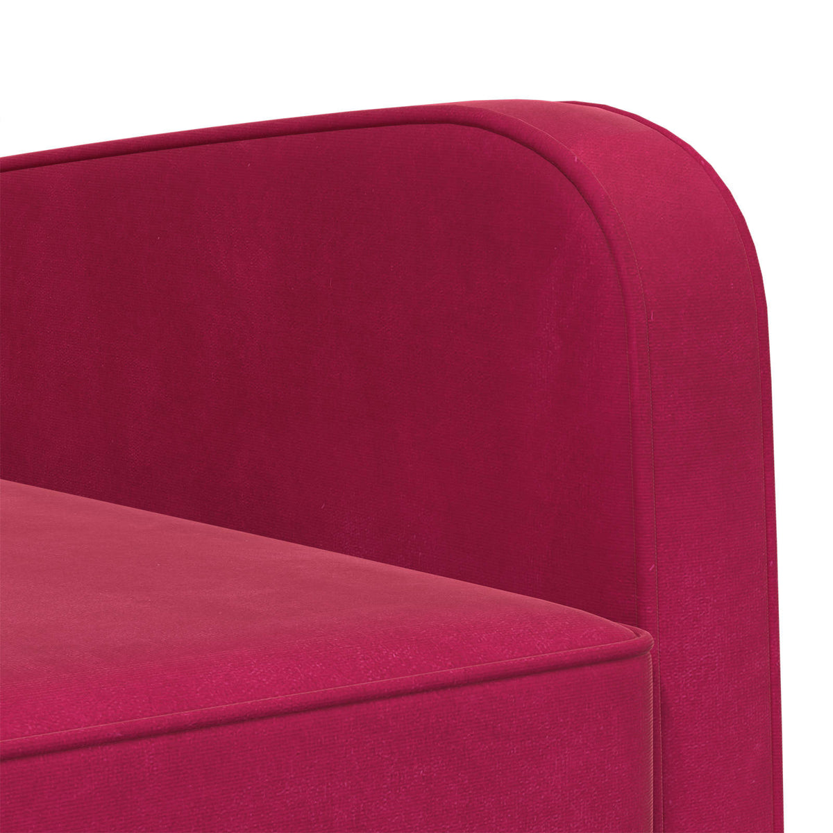 Fauteuil Wijnrood fluweel