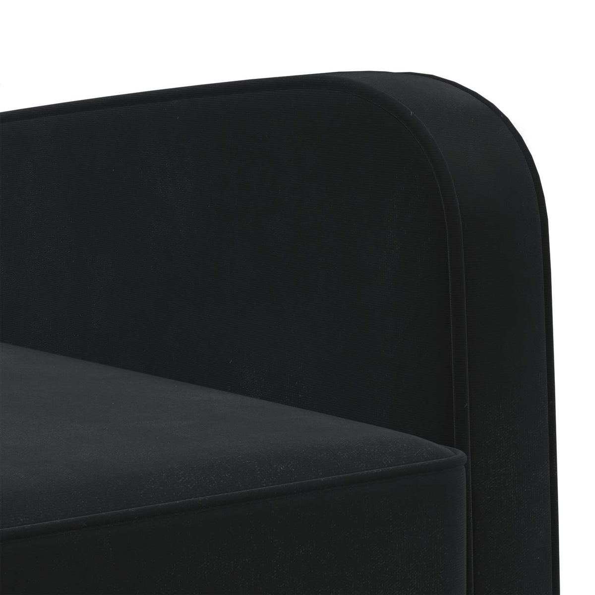 Fauteuil Zwart fluweel