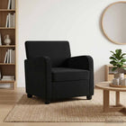 Fauteuil 70x79x78 cm zwart fluweel