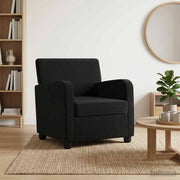 Fauteuil 70x79x78 cm zwart fluweel
