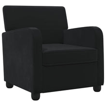 Fauteuil Zwart fluweel