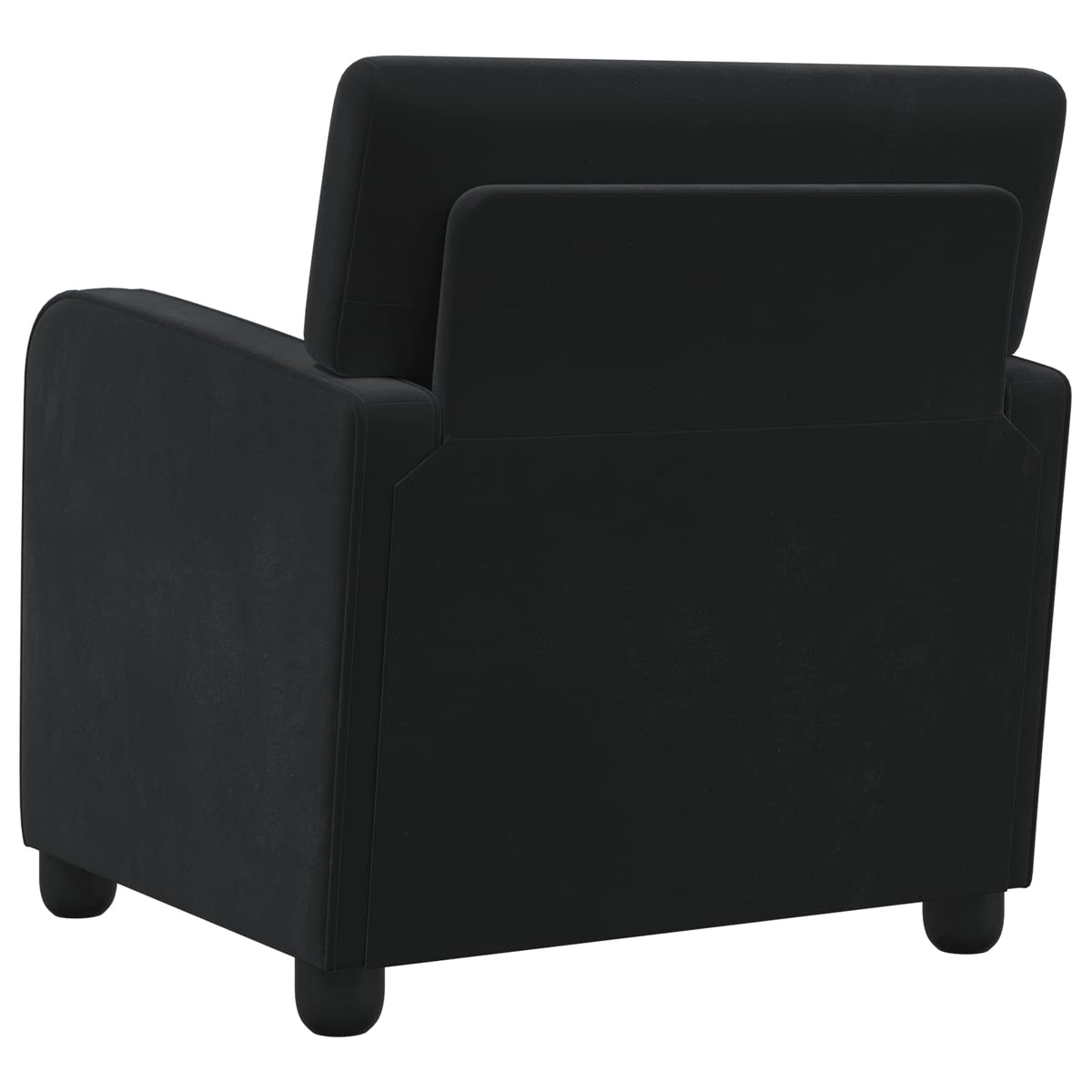 Fauteuil Zwart fluweel