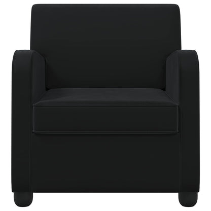 Fauteuil Zwart fluweel