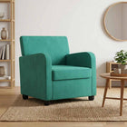 Fauteuil turquoise fluweel 70x79x78 cm