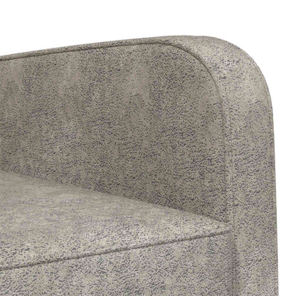 Fauteuil Lichtgrijs Nep Suede Leer