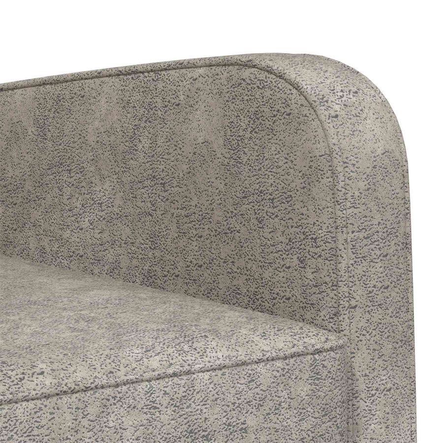 Fauteuil Lichtgrijs Nep Suede Leer