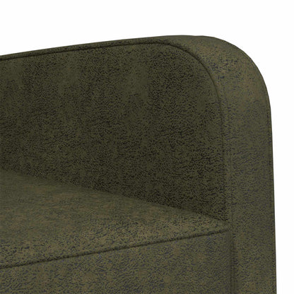 Fauteuil Legergroen Nep Suede Leer Leger groen