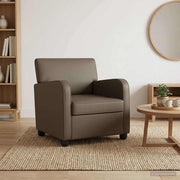 Fauteuil 70x79x78 cm grijs kunstleer
