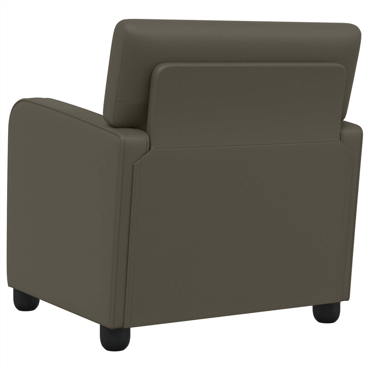 Fauteuil Grijs Kunstleer