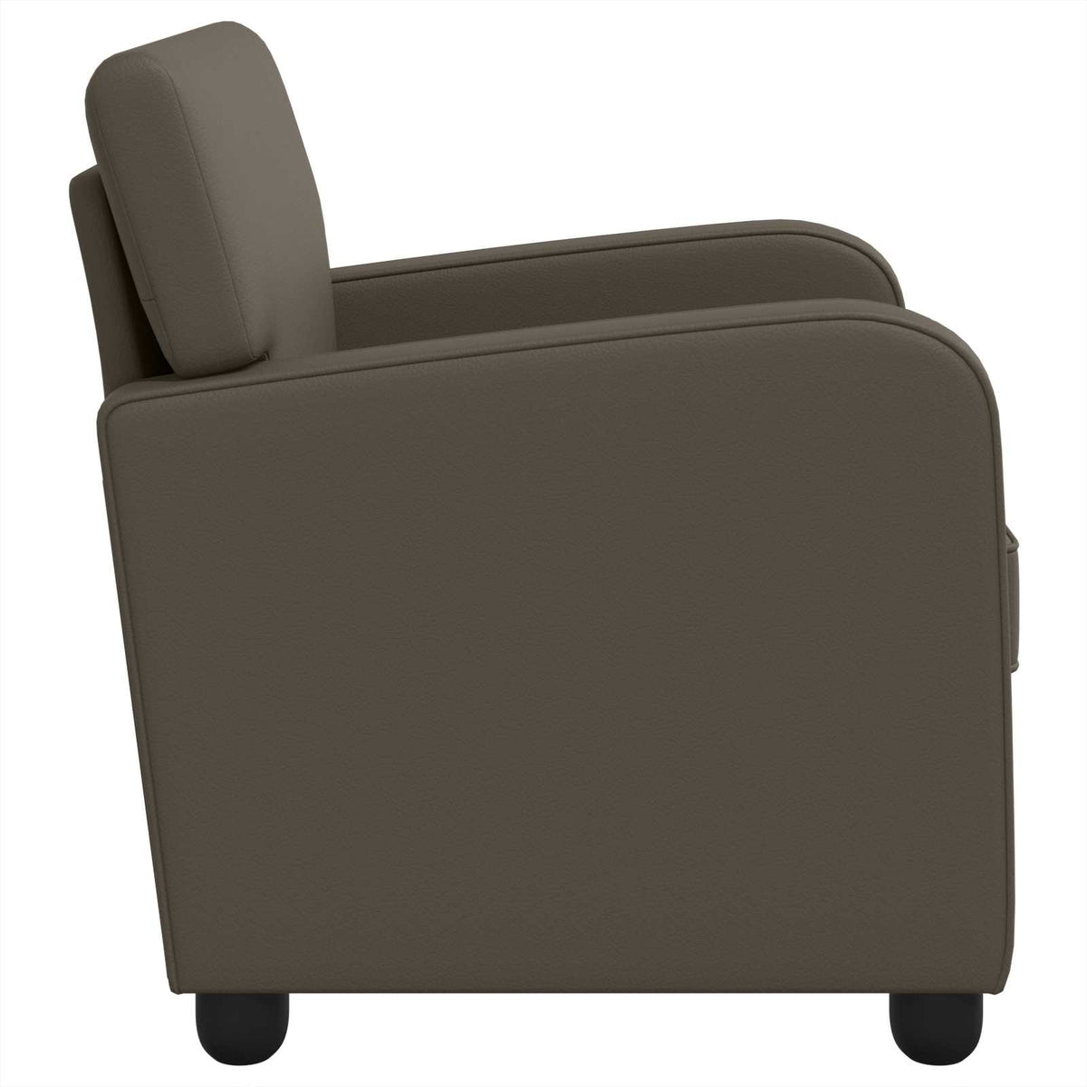 Fauteuil Grijs Kunstleer