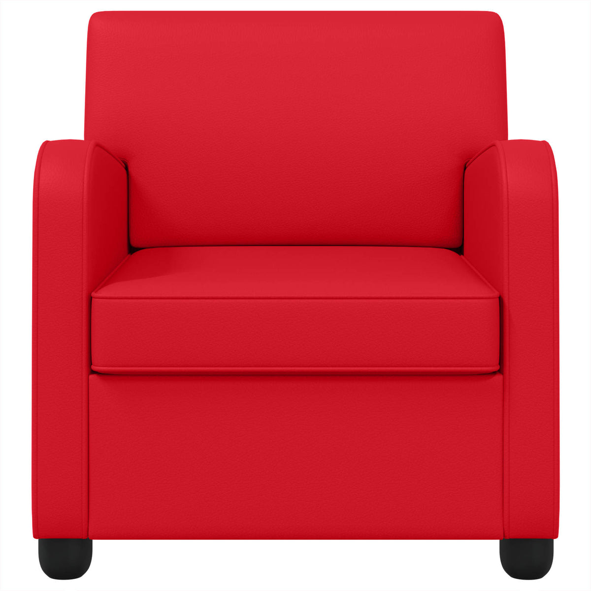 Fauteuil Rood Kunstleer